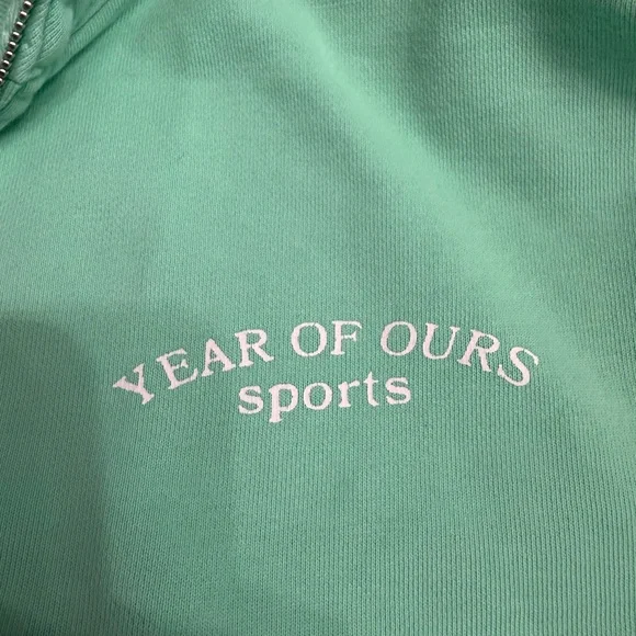 Year Of Ours Sports Club Quarter Zip Sweatshirt Size Medium - Picture 5 of 7